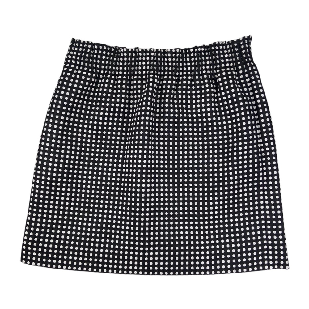J. Crew Skirt Women’s Size 4 Black + White Polka Dot Mini Skirt with Pockets S